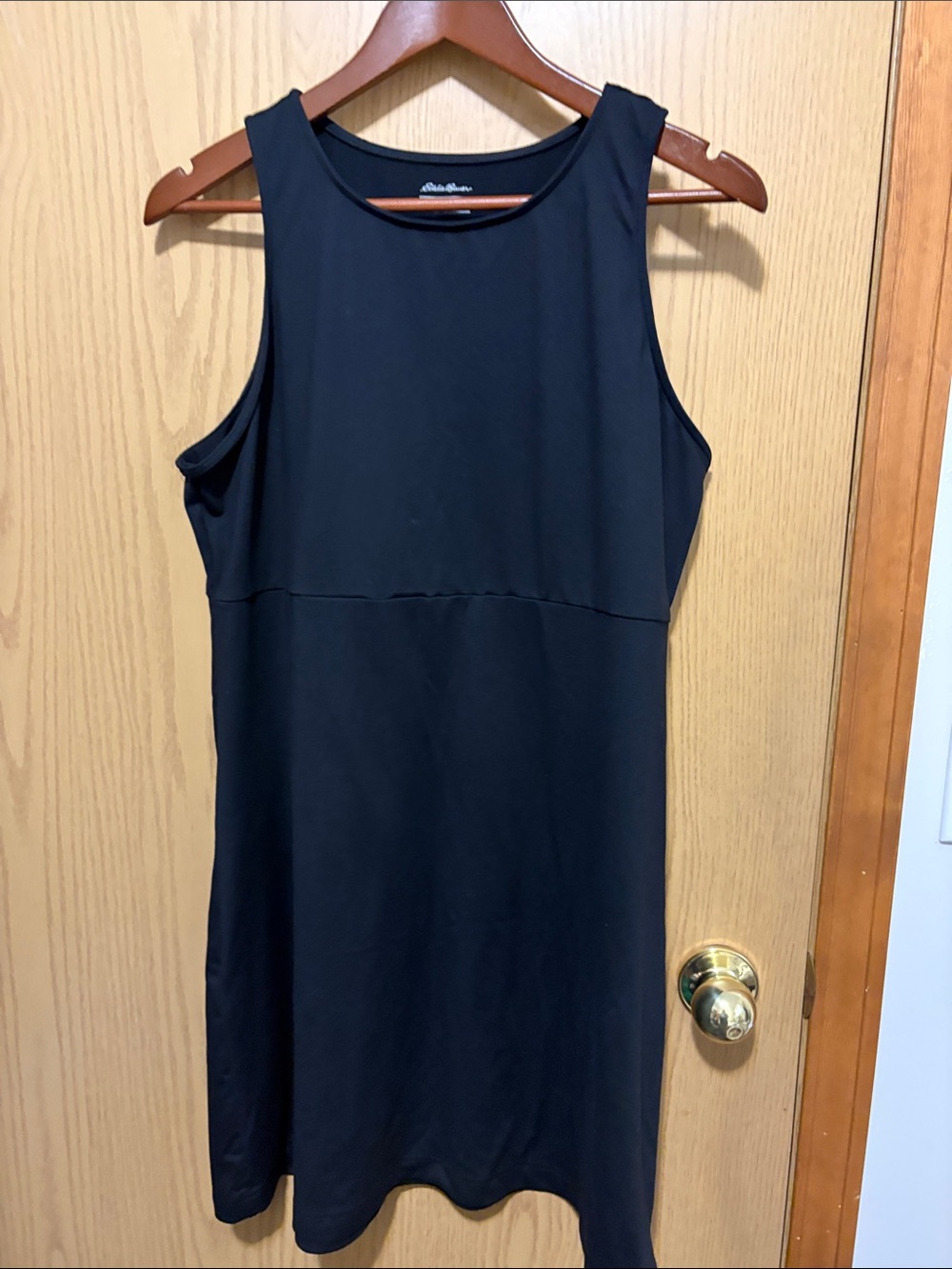 Eddie Bauer Black Sleeveless Shift Dress